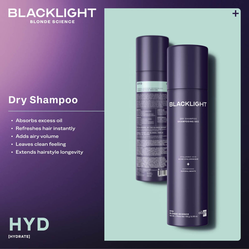 Oligo Blacklight Blonde Science Dry Shampoo - benefits