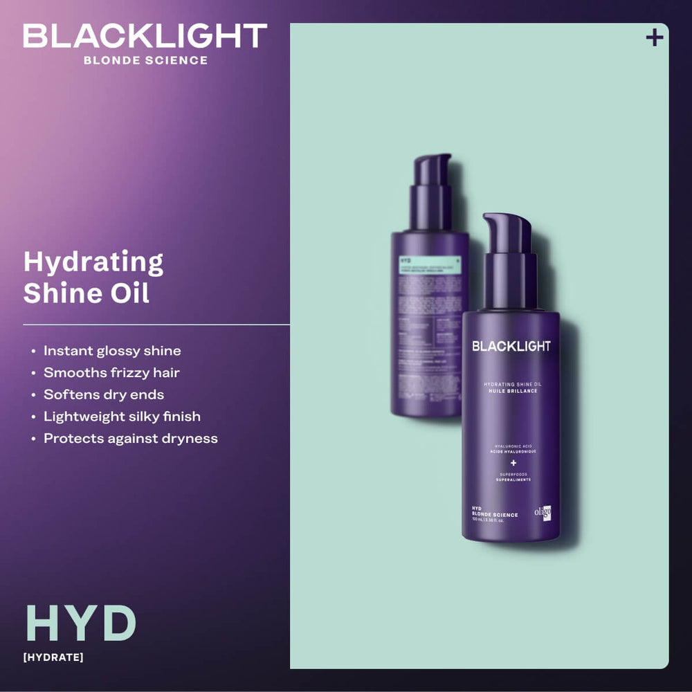 Oligo Blacklight Blonde Science Hydrating Shine Oil - benefits