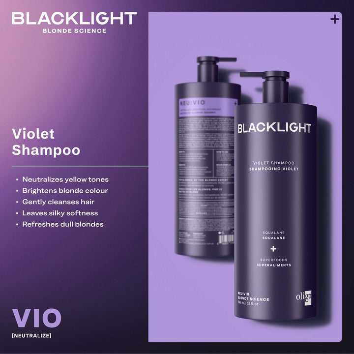 Oligo Blacklight Violet Shampoo - product features