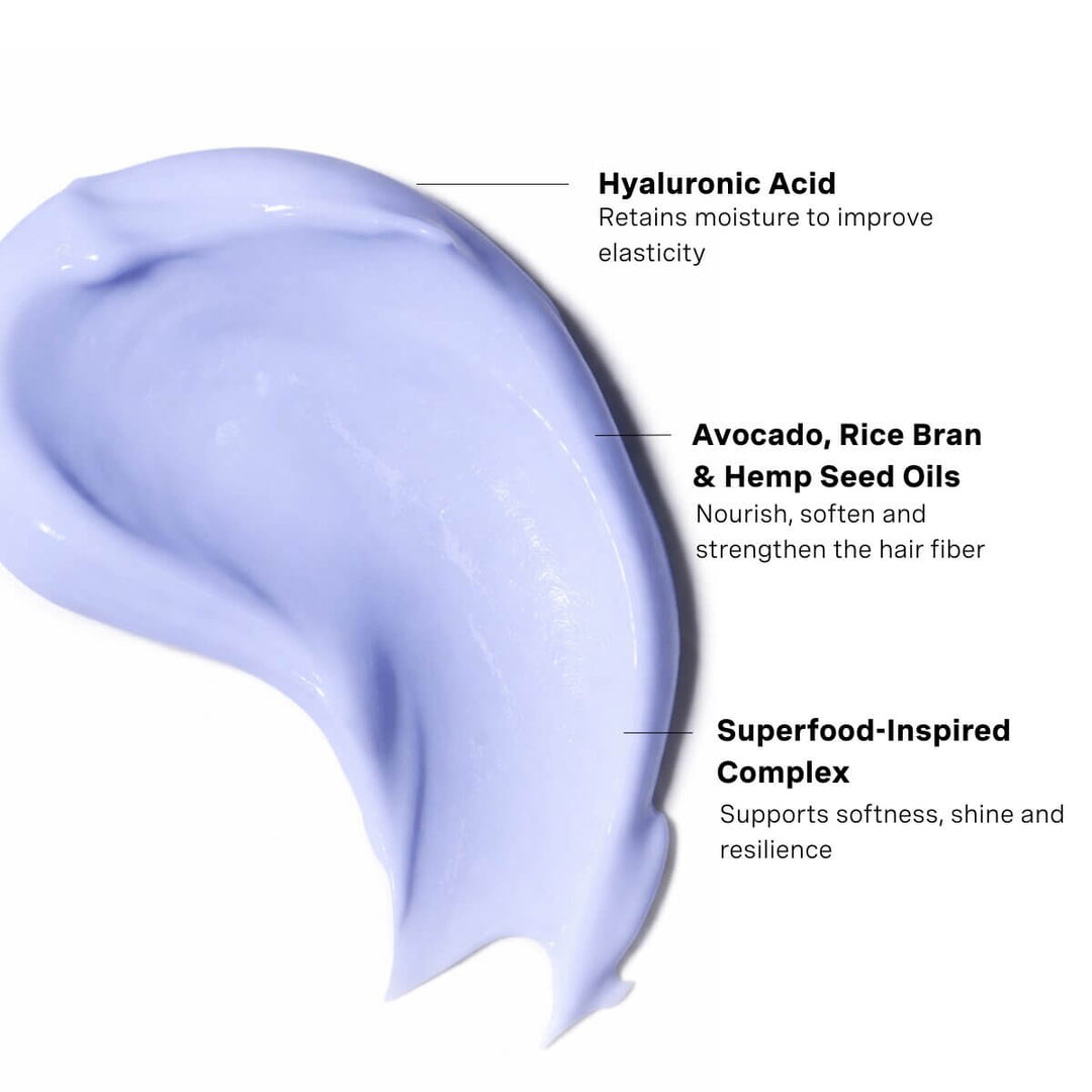 Oligo Blacklight Blonde Science Hydrating Mask - texture and key ingredients
