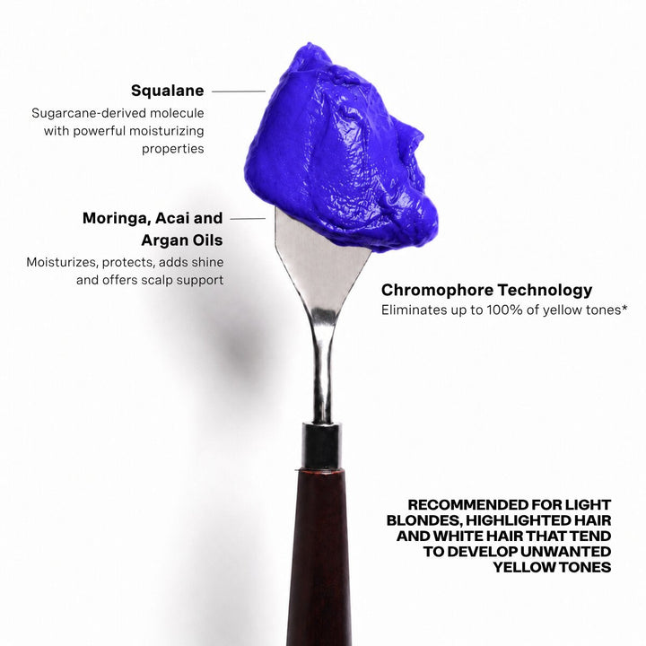 Oligo Blacklight Violet Conditioner - texture and key ingredients