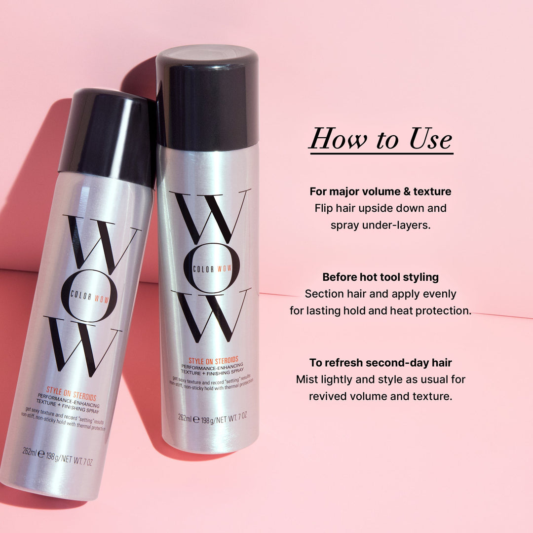 Color Wow Style on Steroids Texture Spray - how to use