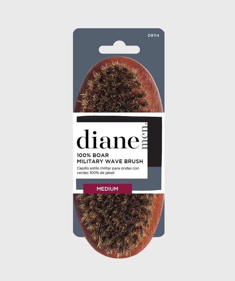 Diane - 100% Boar Military Wave Brush | Medium Bristles