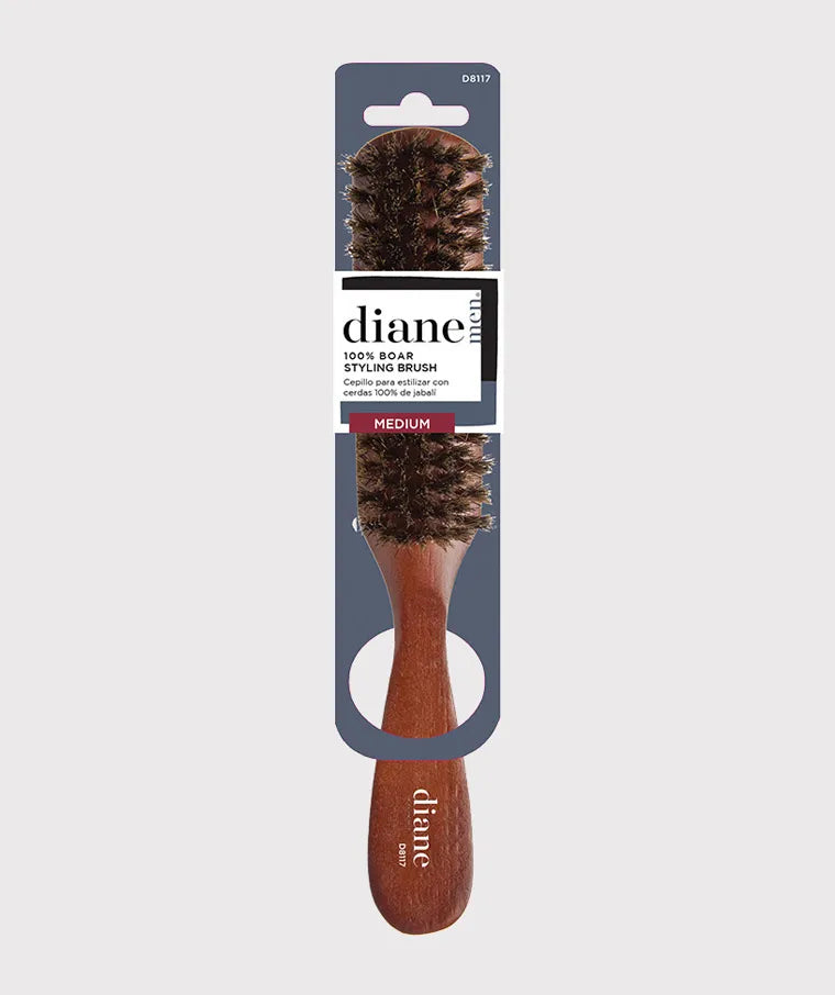 Diane - Premium 100% Boar Styling Brush | Medium Bristles