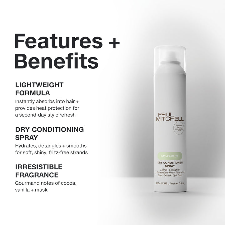 Paul Mitchell Dry Conditioner Spray - features and benefits