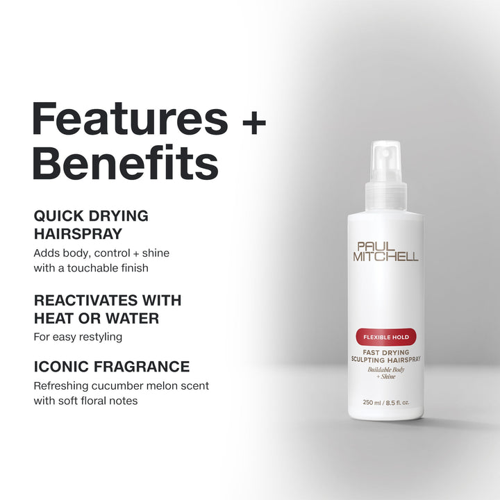 Paul Mitchell Fast Drying Sculpting Hairspray - features and benefits