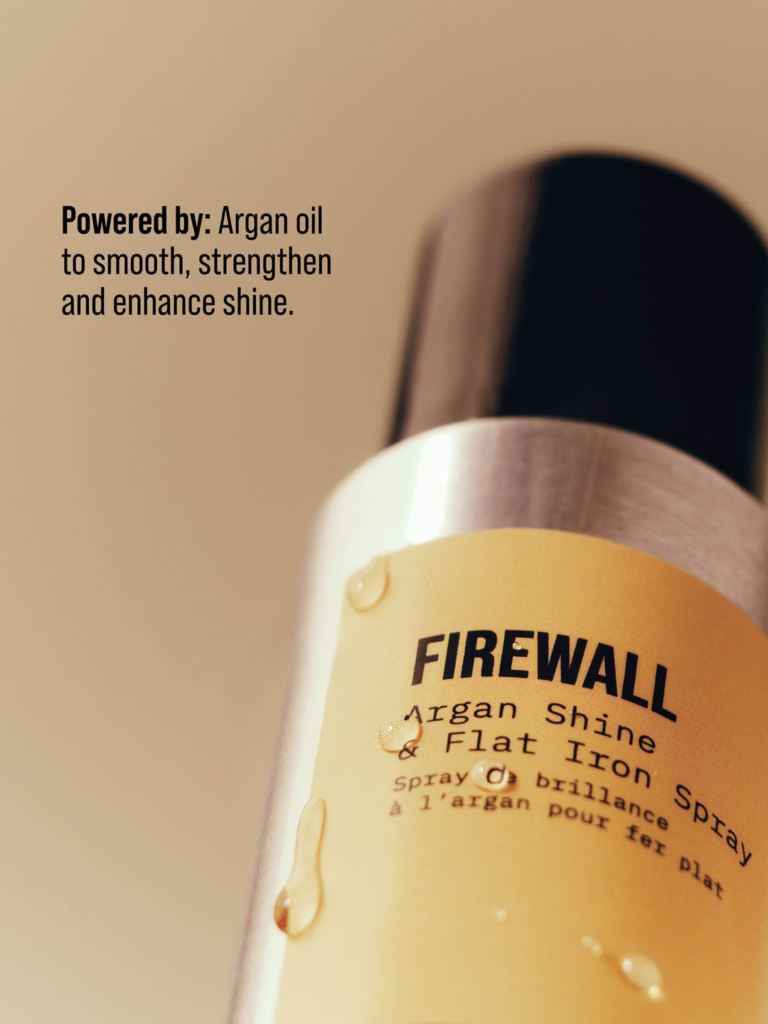 AG Firewall Argan Shine & Flat Iron Spray - powered by argan oil