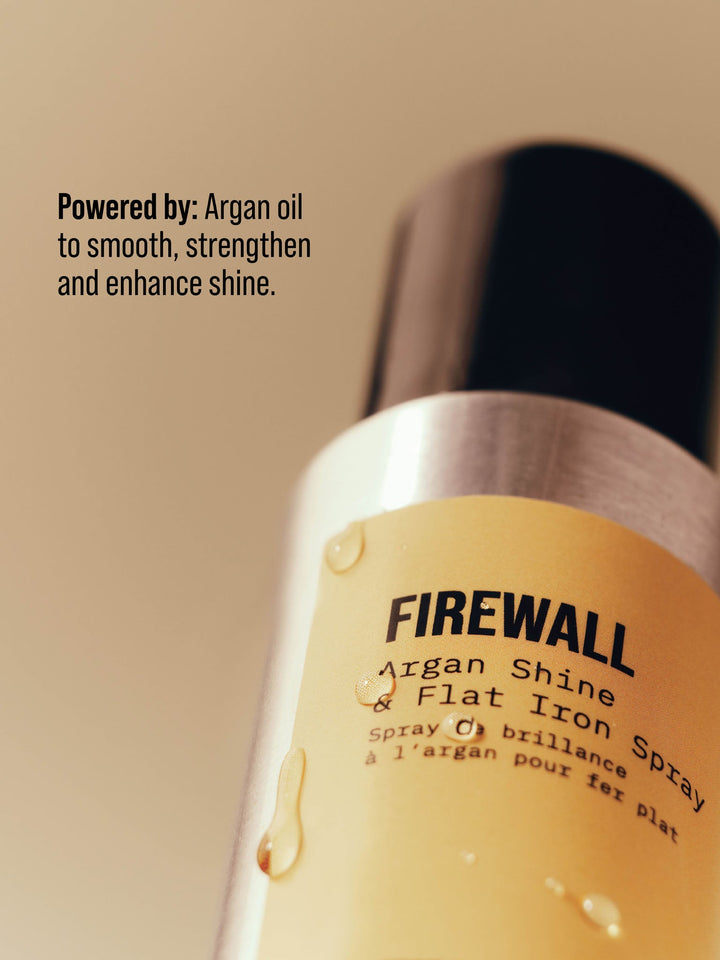 AG Firewall Argan Shine & Flat Iron Spray - powered by argan oil