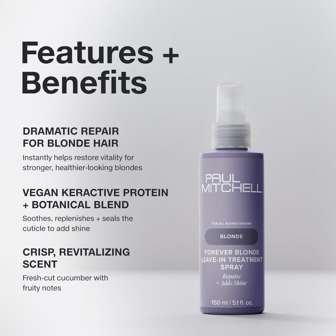 Paul Mitchell Forever Blonde Leave-In Treatment Spray - features and benefits