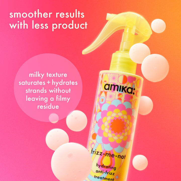 amika Frizz-Me-Not Hydrating Anti-Frizz Treatment - milky texture