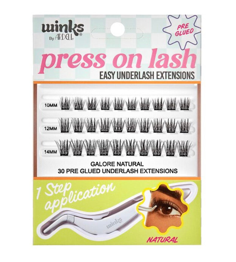Ardell - Winks Press on 30 pc Natural + Applicator