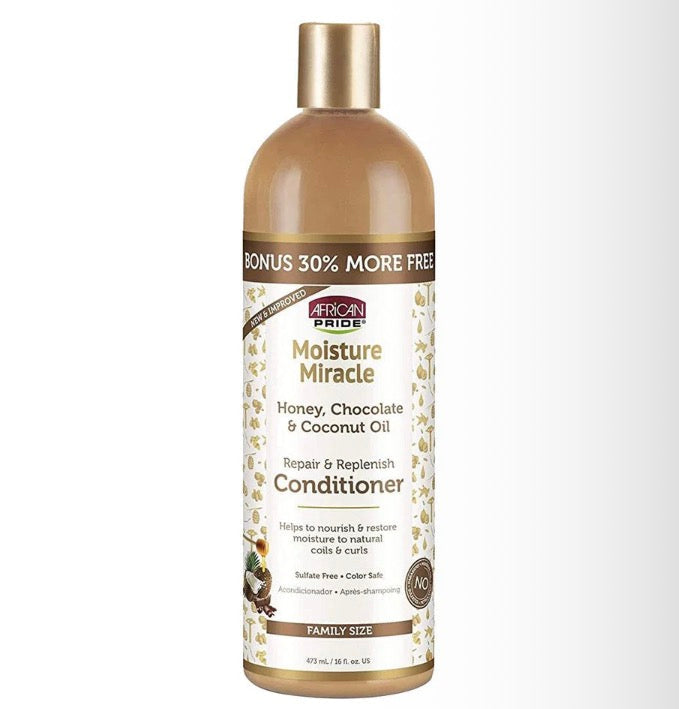 African Pride - Moisture Miracle Honey, Chocolate & Coconut Oil Conditioner