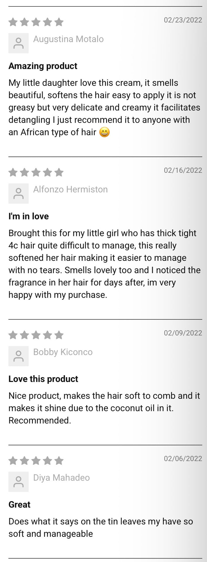 African Pride - Moisture Miracle Coconut & Baobab Oil Leave In Cream