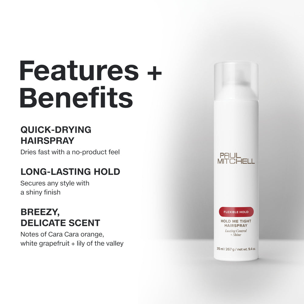 Paul Mitchell Hold Me Tight Hairspray - features and benefits