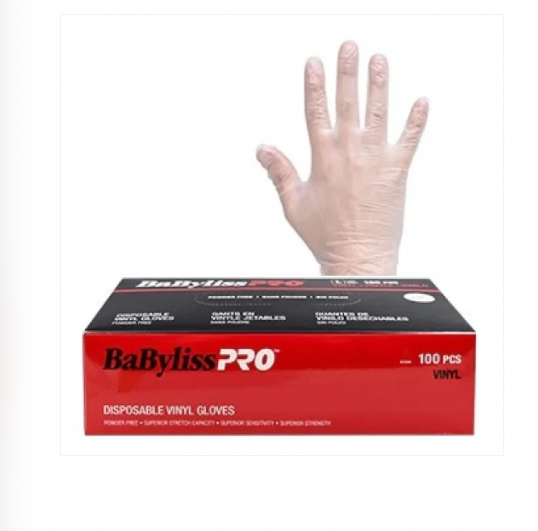 Babyliss PRO - Disposable Vinyl Powder Free Gloves