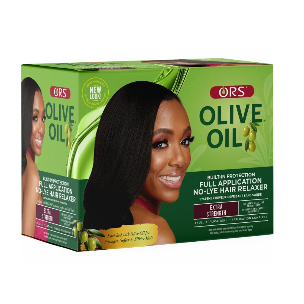 Olive oil full application no lye hair relaxer