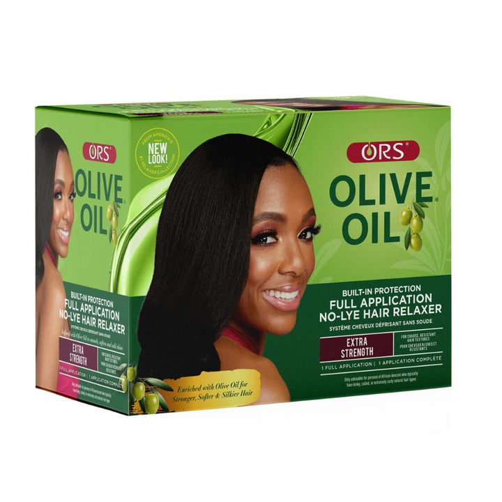 Olive oil full application no lye hair relaxer