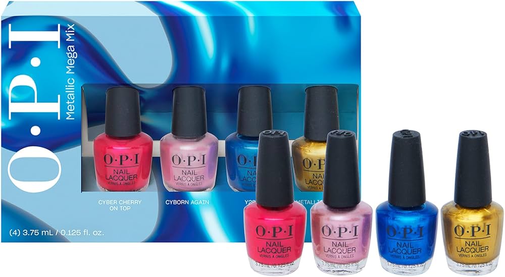 OPI Metallic Mega Mix Color Gift Set