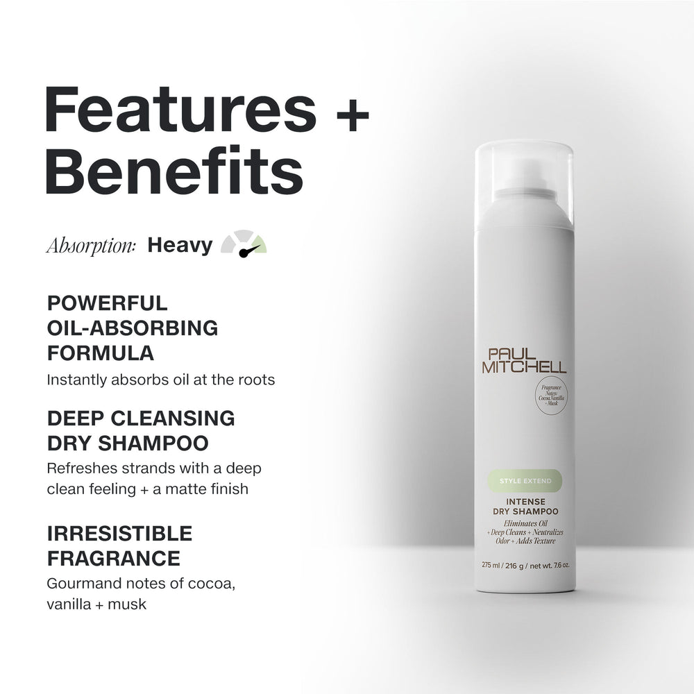 Paul Mitchell Intense Dry Shampoo - features and benefits