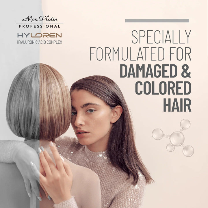 Mon Platin Hyloren Color Save Shampoo - specially formulated for damaged and colored hair