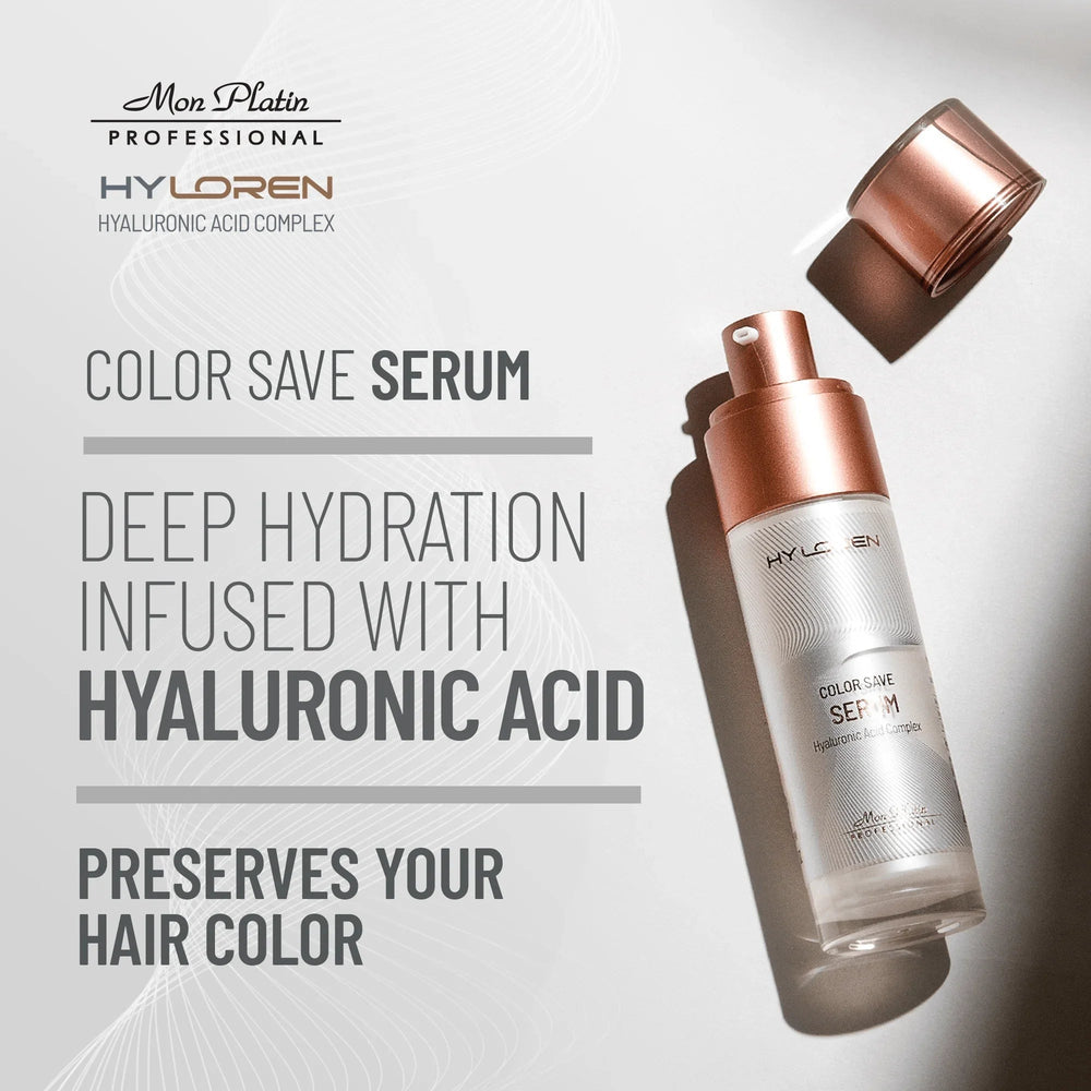 Mon Platin Hyloren Color Save Hair Serum - deep hydration with hyaluronic acid, preserves hair color