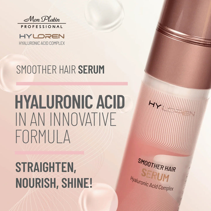 Mon Platin Hyloren Smoother Hair Serum - hyaluronic acid formula to straighten, nourish and shine