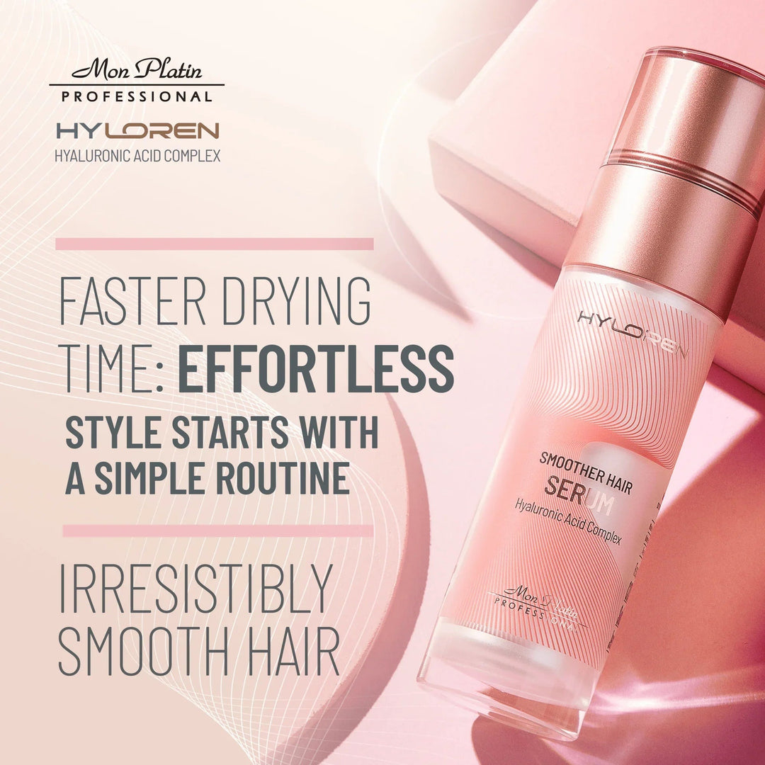 Mon Platin Hyloren Smoother Hair Serum - faster drying time, irresistibly smooth hair