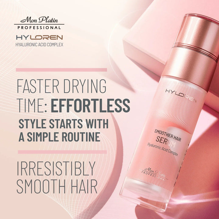 Mon Platin Hyloren Smoother Hair Serum - faster drying time, irresistibly smooth hair