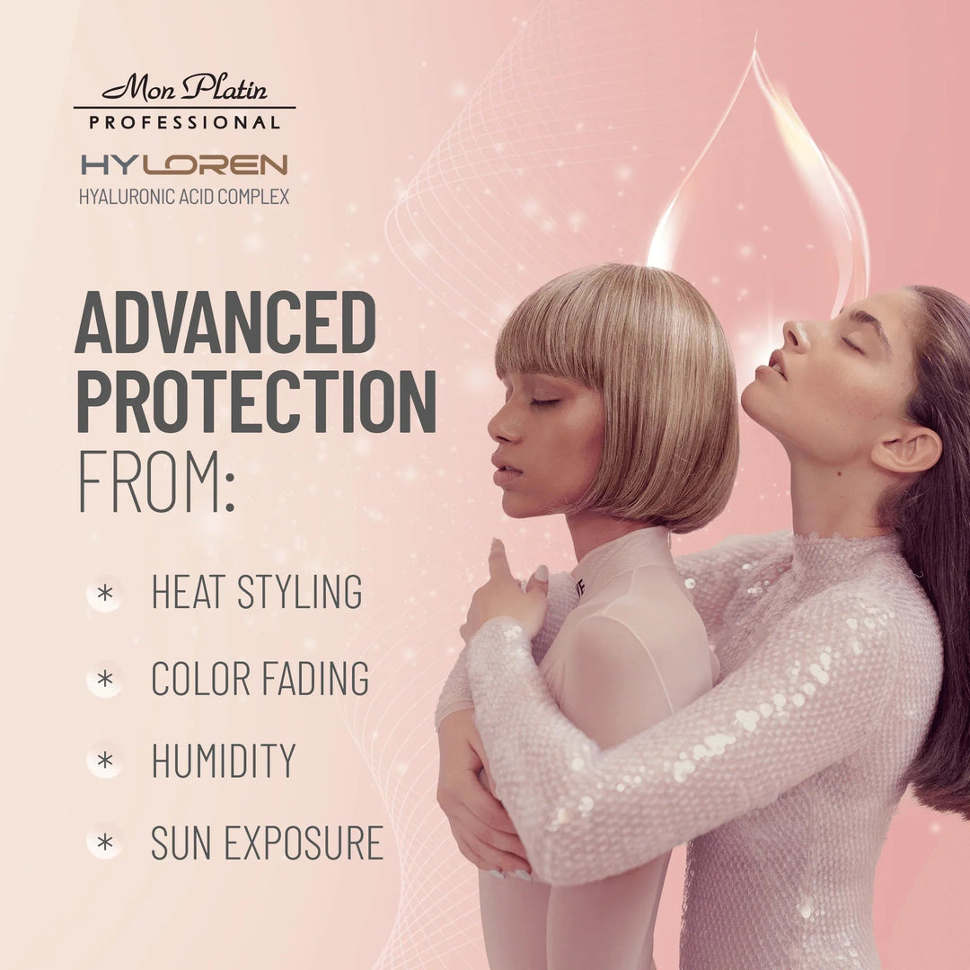 Mon Platin Hyloren Smoother Dream Hair Spray - protection from heat styling, color fading, humidity and sun
