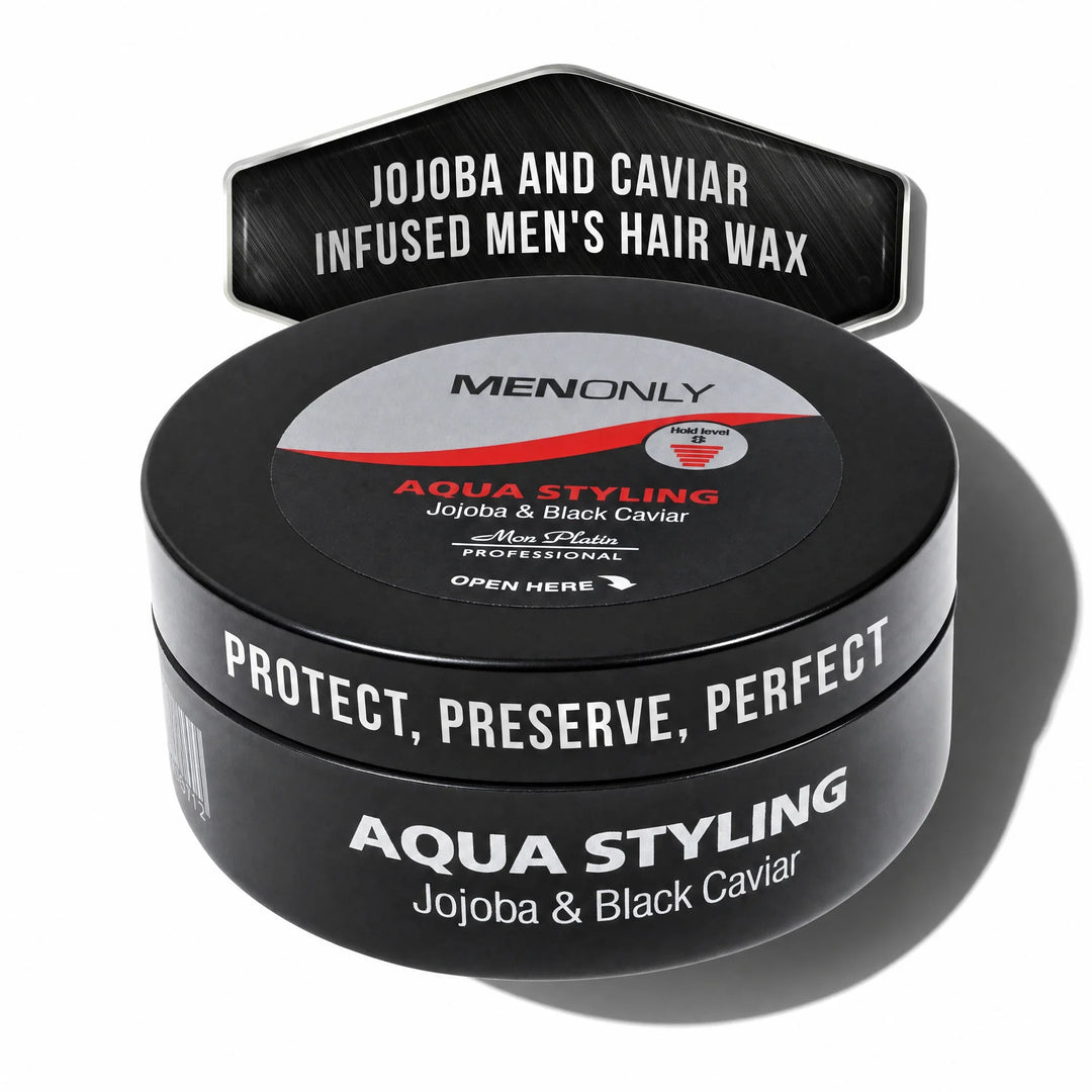 Mon Platin Men Only Aqua Styling Wax Jojoba & Black Caviar 2.9 oz (85 ml)