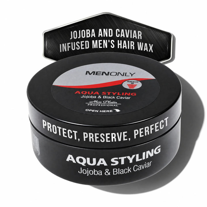 Mon Platin Men Only Aqua Styling Wax Jojoba & Black Caviar 2.9 oz (85 ml)
