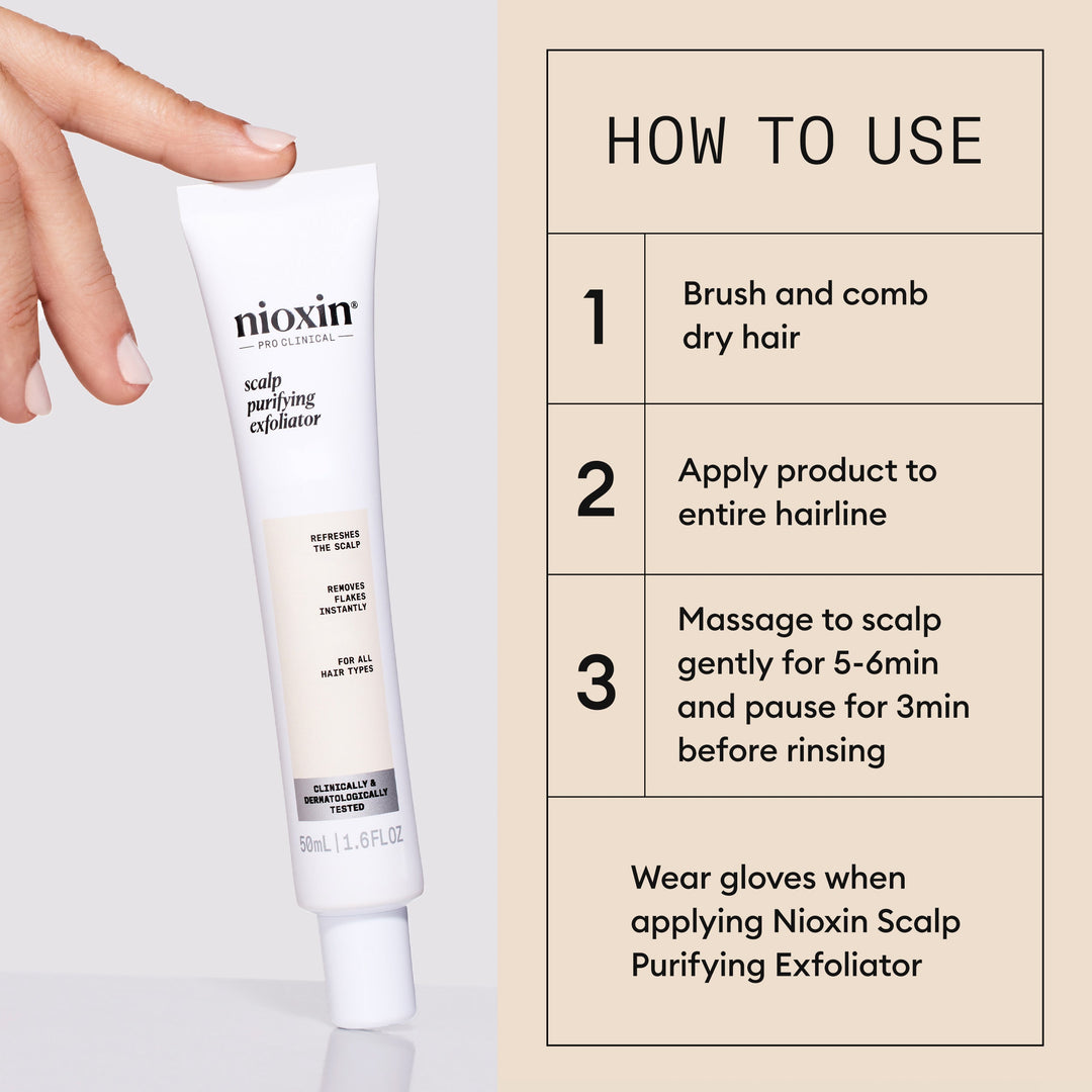 Nioxin Scalp Purifying Exfoliator - official promo image 3