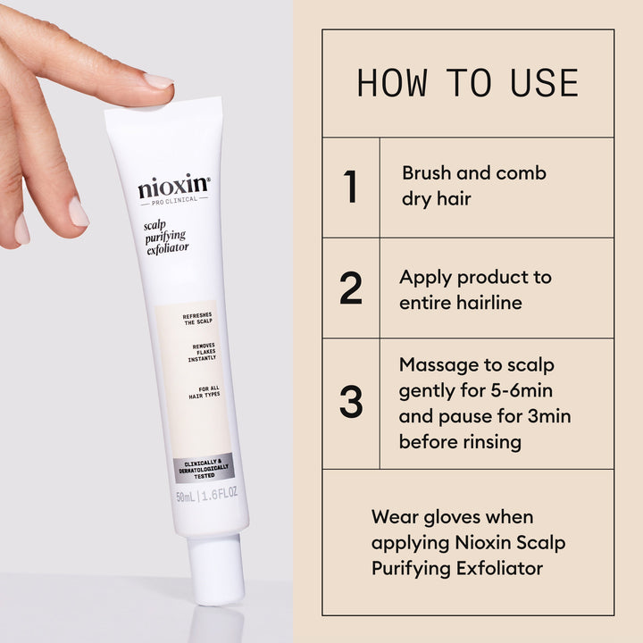Nioxin Scalp Purifying Exfoliator - official promo image 3