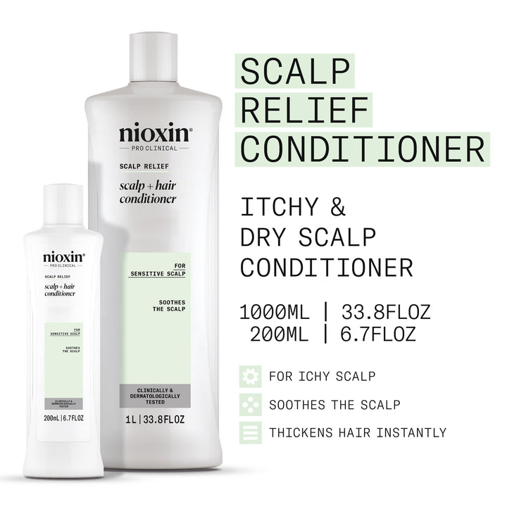 Nioxin Scalp Relief Scalp + Hair Conditioner - official promo image 1