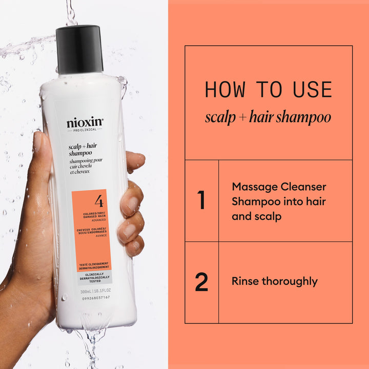 Nioxin System 4 Shampoo & Conditioner Duo - official promo image 3