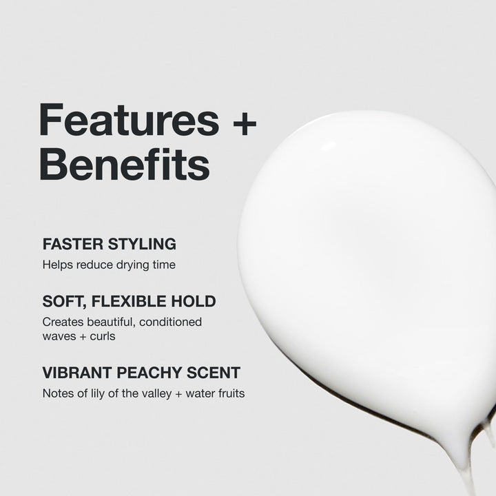 Paul Mitchell Quick Slip Styling Cream - features and benefits with cream texture