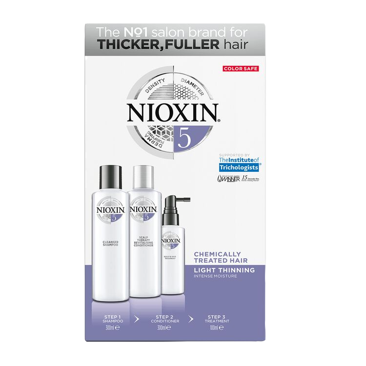 Nioxin 5 Kit - Chemically Treated Hair Light Thinning