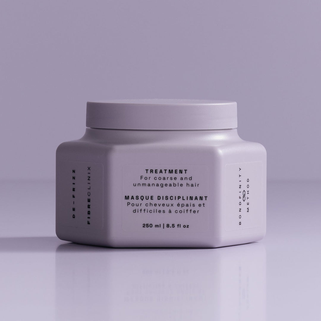 Schwarzkopf Fibre Clinix De-Frizz Treatment - jar on lilac backdrop