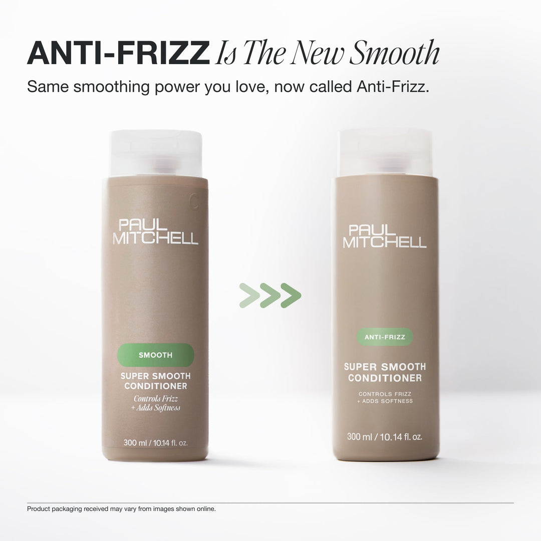Paul Mitchell Super Smooth Conditioner - Smooth is now Anti-Frizz packaging update