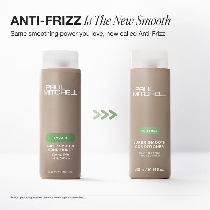 Paul Mitchell Super Smooth Conditioner - Smooth is now Anti-Frizz packaging update
