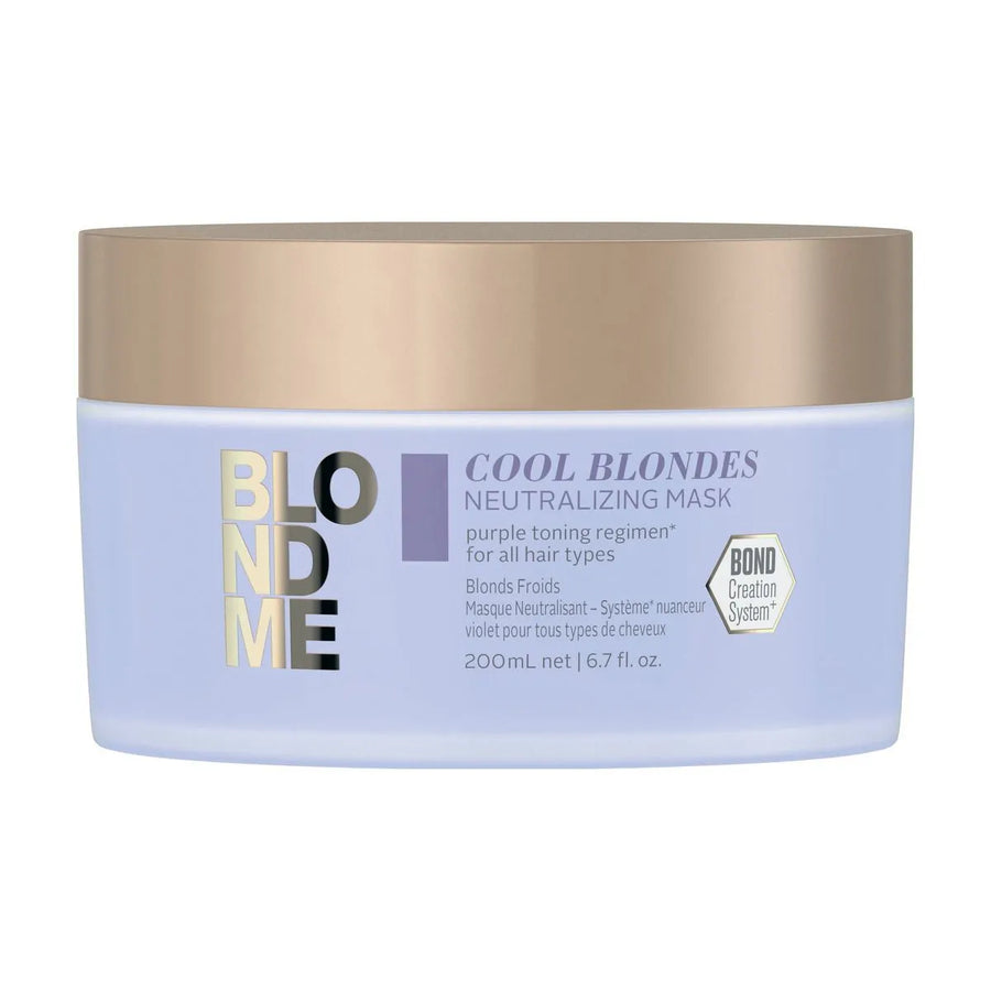Schwarzkopf BlondMe Cool Blondes Neutralizing Mask 200 ml jar