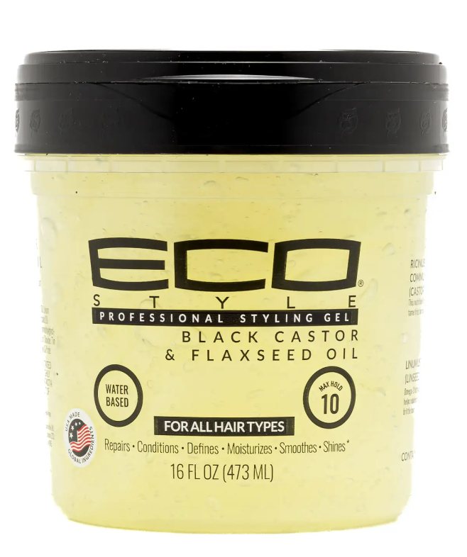 Eco Style -Black Castor & Flaxseed Oil - Styling Gel