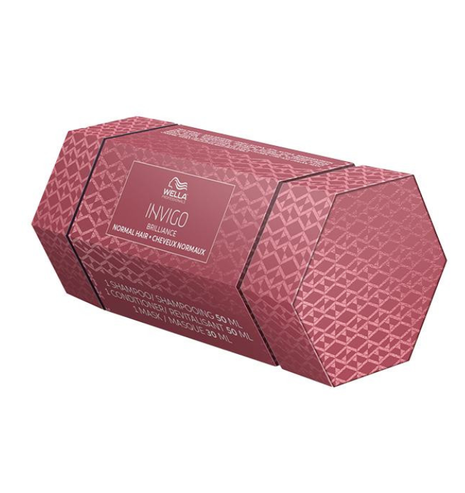 WELLA -  Invigo Brilliance Coarse Hair - Holiday Gift Set