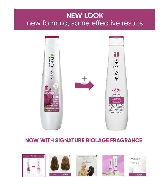 Matrix Biolage Full Density Shampoo For Thin Hair – 13.5 Oz, 2-Pack, Volumizing