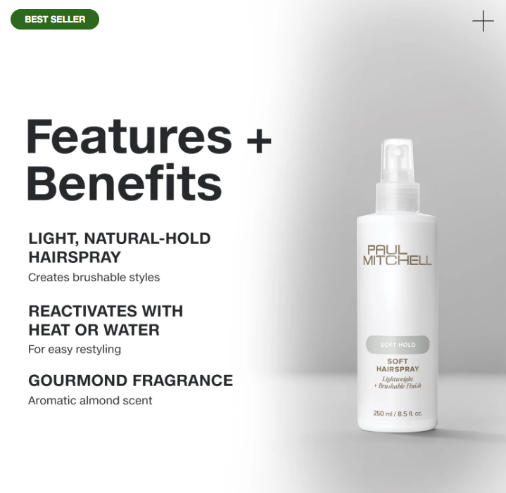 Paul Mitchell - Soft Style - Soft Hairspray