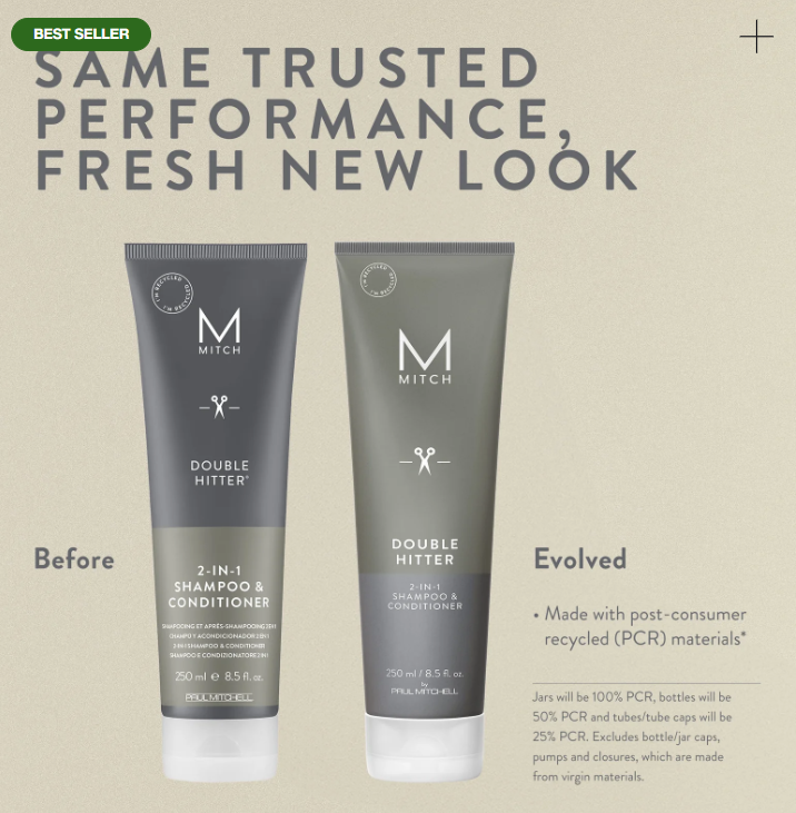 Paul Mitchell - Mitch - Double Hitter 2-in-1 Shampoo & Conditioner