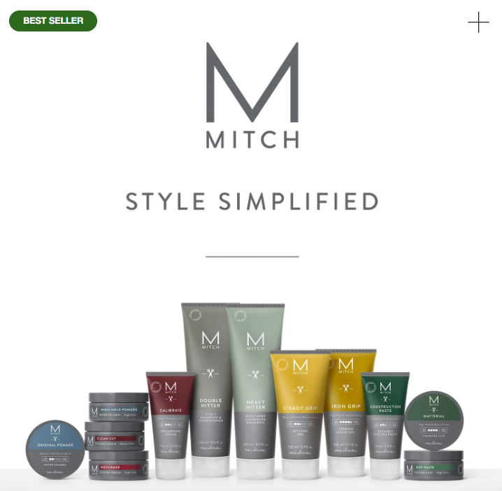 Paul Mitchell - Mitch - Double Hitter 2-in-1 Shampoo & Conditioner