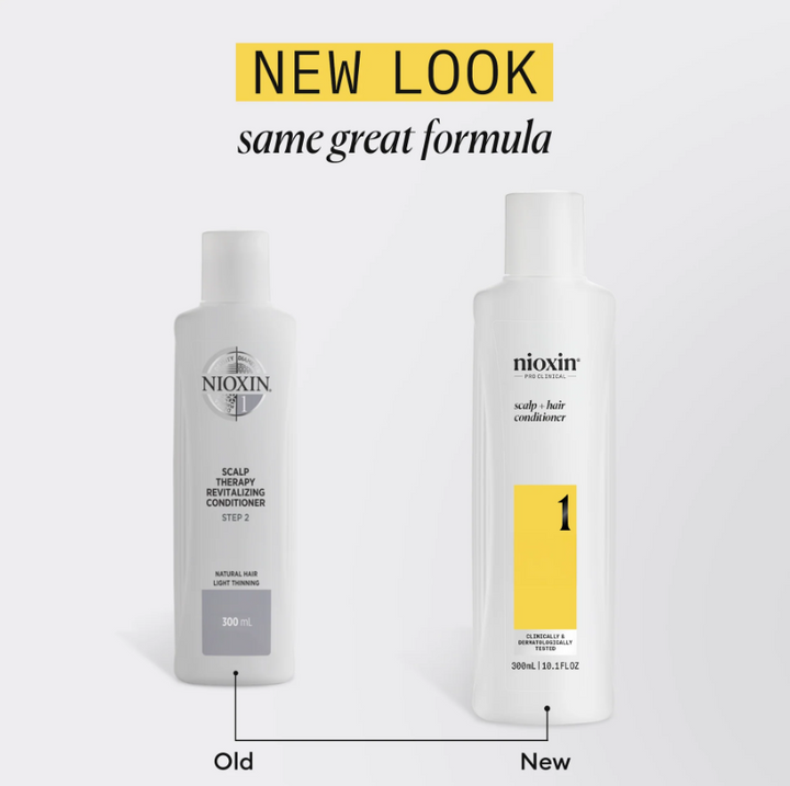 Nioxin 1 - Scalp + Hair Conditioner - Hair Thickening Conditioner for Natural/Untreated Hair