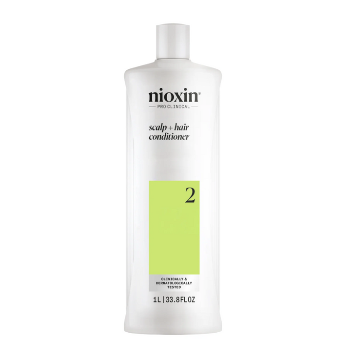 Nioxin 2 - Scalp + Hair Conditioner - Hair Thickening Conditioner for Progressed Thinning
