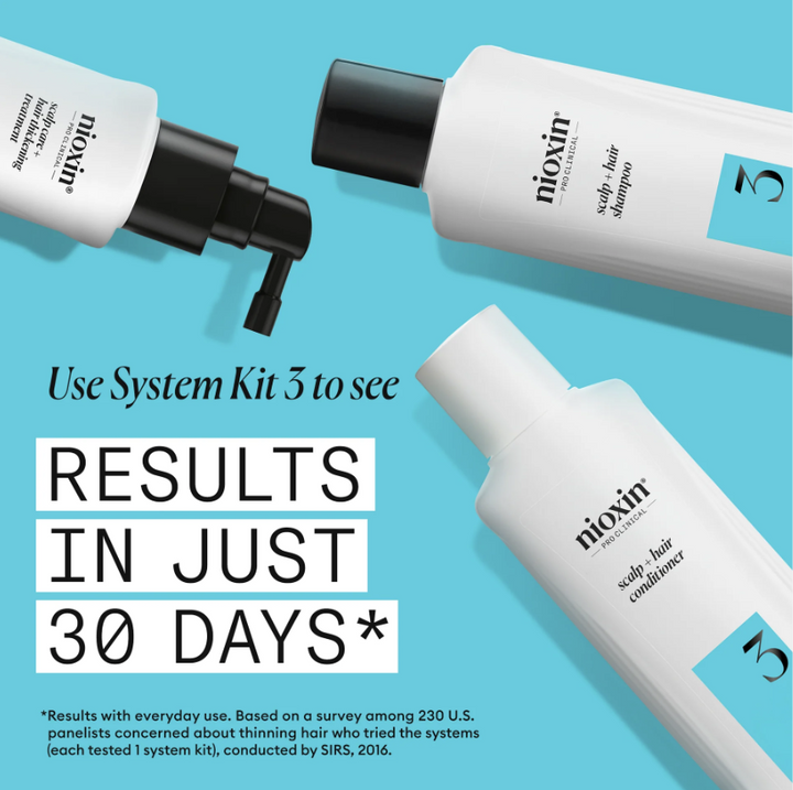 Nioxin System 3 Shampoo + Conditioner Duo for Colored Hair with Light Thinning